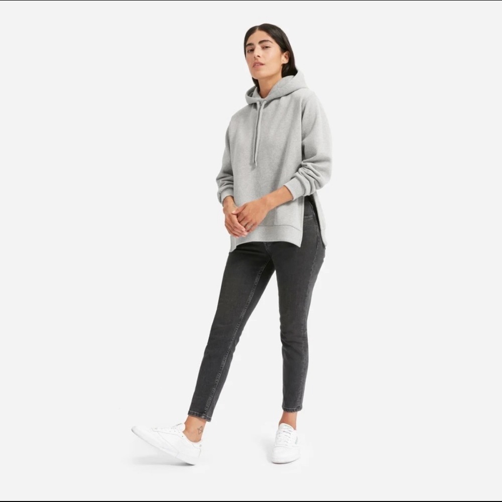 Everlane Gray Hoodie Sweatshirt